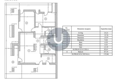Apartament 3 camere cu terasă de 87 mp și vedere spre Pădurea Băneasa – Pipera - 20