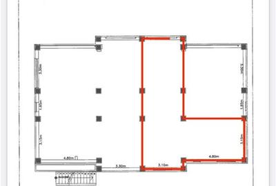 Spatii comerciale, de la 30mp la 176mp, Visan, langa Profi - 3