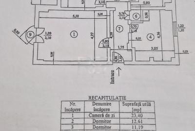 3 camere Alba Iulia decomandat, inst. schimb., 79 mp, an 1994, renovat - 7