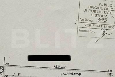 Teren Construcții extravilan de 4000 mp, în Unirea