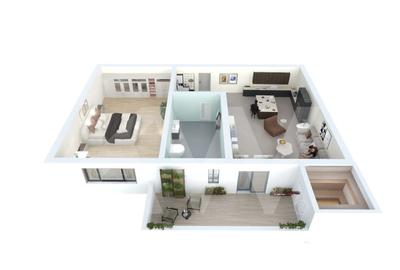 Apartament de vanzare in Sibiu - 2 camere - bloc nou, cu lift - 2