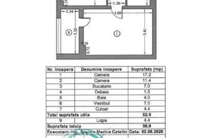 Apartament cu 2 camere decomandat în 1 Mai