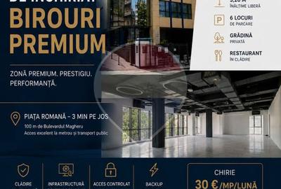 Birou, de 514 mp, în P-ța Romană