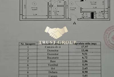 3 camere Drumul Taberei 34 | Bloc reabilitat | 2 balcoane | - 9