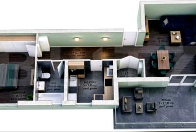 Apartament cu 2 camere decomandat în Mehala