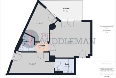 Apartament 3 Camere cu Vedere Panoramică | Metrou în Fața Blocului - 14