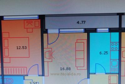 2 camere, posibilitate 3 camere vis-a-vis - 1
