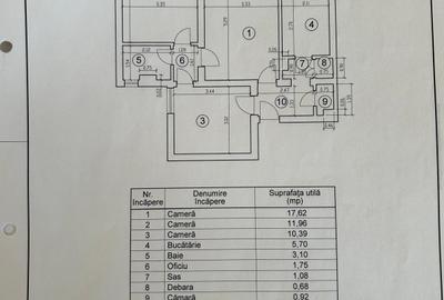 3 Camere Dristor Renovat Instalatii noi Pret negociabil - 9