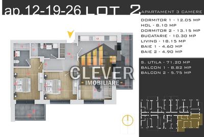 Ap 3 cam 2 Balcoane – Decomandat – Zona Pallady – Comision 0% - 1
