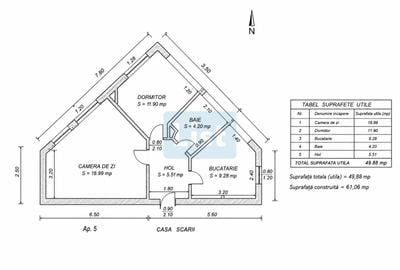 Apartament 2 camere, etaj 2, Zona Kiseleff - 6