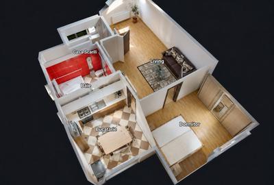 Apartament 2 camere Moșnița Nouă 66 mp curte comună 0% comision - 13