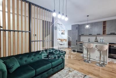Apartament cu 2 camere semidecomandat, mobilat în Torontalului