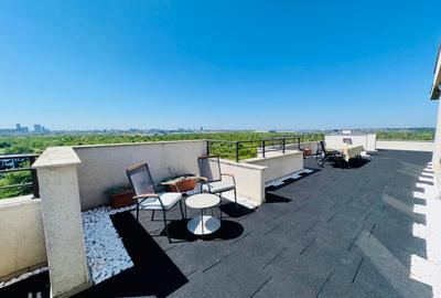 Aleea Privighetorilor- Penthouse 833 mp utili mobilat complet 3600 Euro + TVA - 12