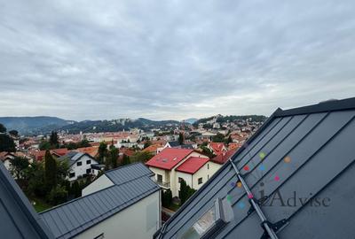 Penthouse cu design contemporan, terasă panoramică și vedere asupra Brașovului - 15