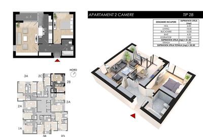 Apartament 2 Camere Incalzire in Pardoseala Ansamblu Nou Rahova - 10