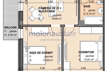 Apartament cu 2 dormitoare, ansamblu rezidential Apahida cu CF! - 8