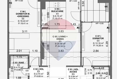 Vanzare  APARTAMENT CU 3 CAMERE -DEZVOLTATOR - 2