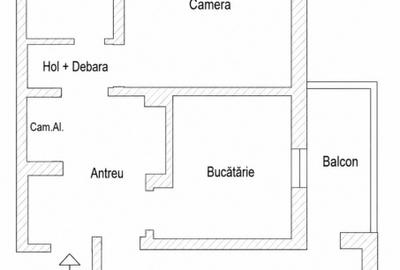 Apartament 2 camere de Vanzare, Decomandat, Micalaca, 2 Balcoane, Comision 0% - 6