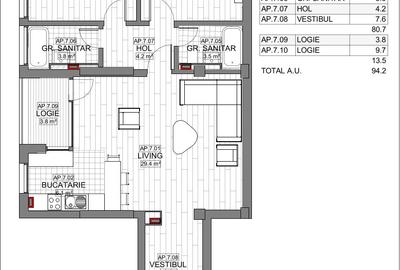 APARTAMENT 3 CAMERE | VIITORULUI 178 RESIDENCE | PROIECT BOUTIQUE | COMISION 0 - 15