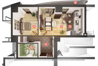 Apartament 2 camere | CF | Calea Mănăștur - 5