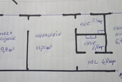 Apartament cu 3 camere în Mănăștur
