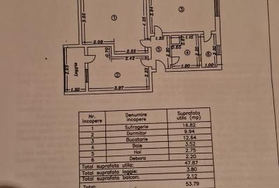Apartament 2 camere ultracentral, Rosiori de Vede, Dunarii, 54mp - 10