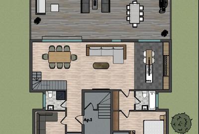 Apartament penthouse in Pipera - 5 camere si terasa - 9
