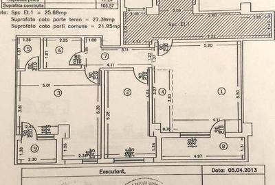 APARTAMENT 3 CAMERE - PARCARE SUBTERANA -  EROU IANCU NICOLAE PIPERA - 15