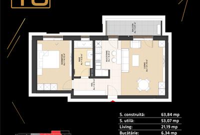 2 Camere | Fațadă ventilată | Finisaje Lux | Avans 5% | ALTO HOME - 19