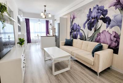 Apartament cu 2 camere semidecomandat, mobilat în Central