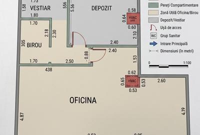 Ultracentral - Primarie, spatiu comercial, 90 mp. - 7