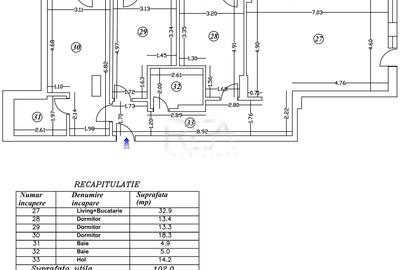 4 camere decomandat cu curte Ultracentral - 10