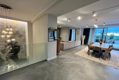 Apartament cu 6 camere decomandat, mobilat în Herăstrău