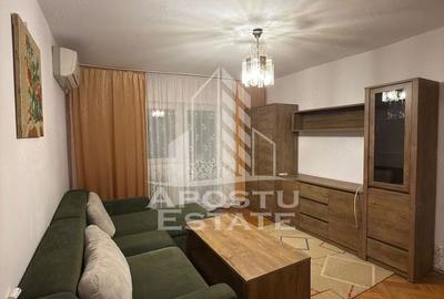 Apartament cu 2 camere semidecomandat, mobilat în Olimpia-Stadion