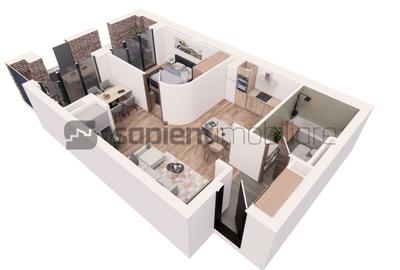 Apartament nou, modern cu 2 camere - Ultracentral -  Cuza Voda - 5