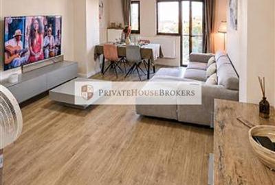 Apartament cu 3 camere semidecomandat, mobilat în Băneasa