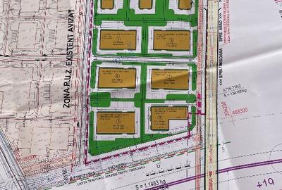 Vând   parcele teren cu PUZ industrial DN 69 la limita Timisoara-Sanandrei, - 6