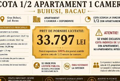 Garsonieră în Buhuși