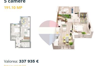 VÂNZARE - PENTHOUSE - COPOU - 157 MP UTILI - 2