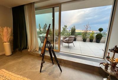 Penthouse pe 2 etaje  lângă  Herastrau,2 terase,2locuri de parcare - 2