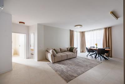 Apartament 2 camere, mobilat si utilat, terasa 12,8 mp | Comision 0 - 1