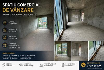 Spațiu comercial, 122 mp în Mihai Bravu