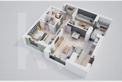 Apartament 3  camere - 6