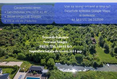 Teren 5.515 mp lângă Lidl Snagov – Ieșire la Lacul Snagov - 1