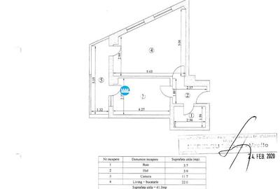 Exclusivitate! Ap 2 cam, open space, supr 49mp, zona Podul de Fier - 7