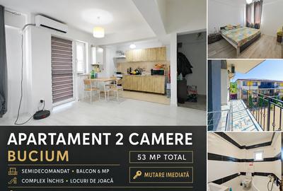 Apartament cu 2 camere semidecomandat în Bucium
