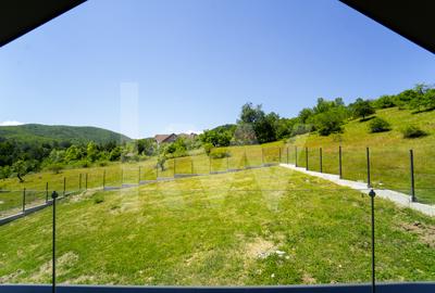 Casă arhitectură modernă cu panoramă spre Munții Făgăraș și Cetatea Cisnădioara - 49