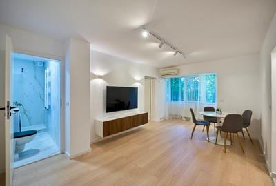 Apartament cu 2 camere semidecomandat, mobilat în Floreasca