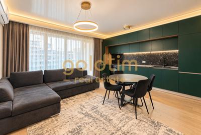 Apartament cu 3 camere semidecomandat, mobilat în Pipera