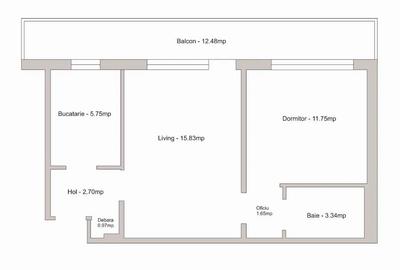 Bulevardul Constantin Brancoveanu-strada Nitu Vasile-apartament 2 camere - 1